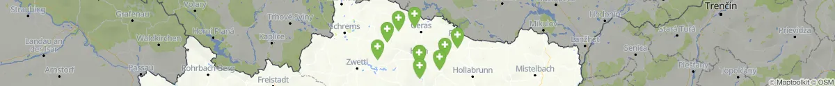 Map view for Pharmacies emergency services nearby Pernegg (Horn, Niederösterreich)